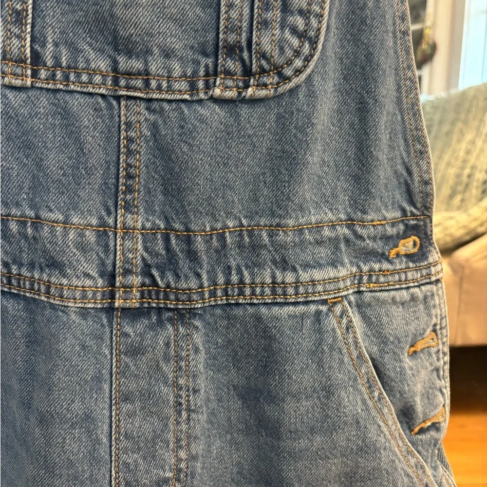 Old Navy Blue Denim Overalls - Picture 5 of 7